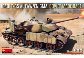 Scale model 1/35 Iraqi tank T-55A AL FAW/Enigma MiniArt 37095