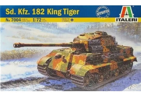 Збірна модель 1/72 Танк King Tiger Italeri 7004