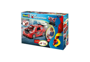 Модель швидкого складання автомобіль Rallye Car with Pullback Motor,Red, Revell 00910