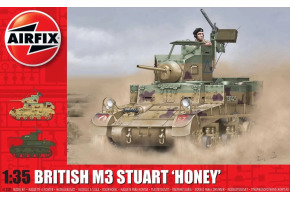 Збірна модель 1/35 Танк M3 Stuart Honey (British version) Airfix A1358