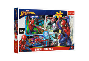 Пазлы Человек-паук спешит на помощь 160шт