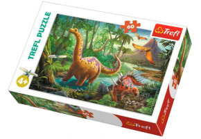 Пазли Міграція динозаврів 60шт