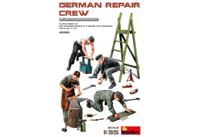 Scale model 1/35 Figures German repair team MiniArt 35358