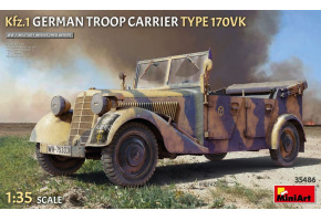Збірна модель 1/35 Німецький бронеавтомобіль Kfz.1 Type 170VK MiniArt 35486