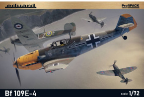 Збірна модель 1/72 Літак Messerschmitt Bf 109E-4 Profipack Edition Eduard 7055