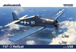 Збірна модель 1/48 Літак Hellcat F6F-3 Weekend Edition Eduard 84194