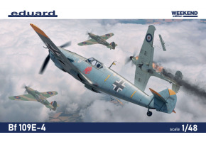 Збірна модель 1/48 Літак Messerschmitt Bf 109E-4 Weekend Edition Eduard 84196