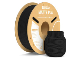 Пластик ELEGOO PLA MATTE Filament Ø1.75мм "Matte Black" (матовий чорний) 1кг