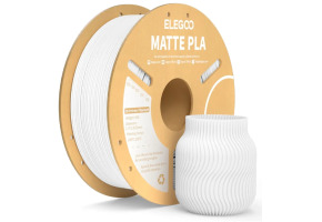 Пластик ELEGOO PLA MATTE Filament Ø1.75мм "Matte White" (матовий білий) 1кг
