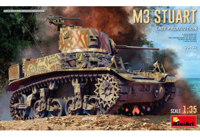 Збірна модель 1/35 Танк M3 Stuart (Пізнє виробництво) MiniArt 35432