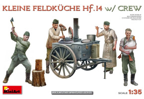 Збірна модель 1/35 Невелика польова кухня Hf. 14 з екіпажем MiniArt 53011