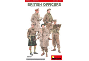 Збірна модель 1/35 Фігури Британські офіцери часів Другої світової війни - спеціальне видання MiniArt 53027