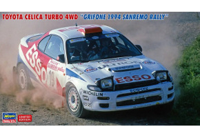 Збірна модель 1/24 Автомобіль Toyota Celica Turbo 4WD "Grifone 1994 San Remo Rally" Hasegawa 20466