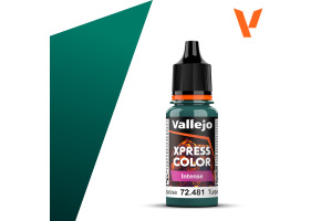 Acrylic paint - Heretic Turquoise Xpress Color Intense Vallejo 72481