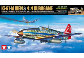 Збірна модель 1/48 Літак "КАВАСАКИ" KI-61-ID HIEN & 4×4 Легкий транспорт KUROGANE Tamiya 25203