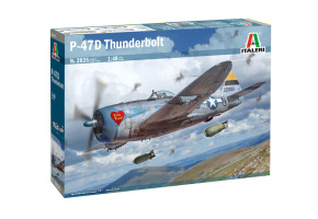 Збірна модель 1/48 Літак P-47D Thunderbolt Italeri 2835