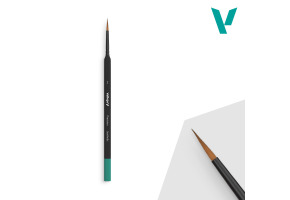 Синтетичний круглий пензлик з трикутною ручкою №. 2 Vallejo VALB03002