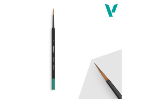 Синтетичний круглий пензлик з трикутною ручкою №. 3 Vallejo VALB03003
