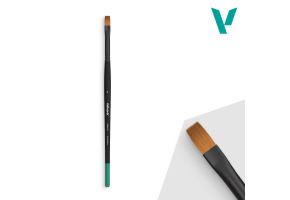 Плоский прямокутний синтетичний пензлик №. 6 Vallejo VALB04006