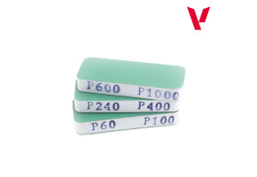 Набір із 3 шліфувальних губок (80x30x12 mm) Vallejo VALT04004