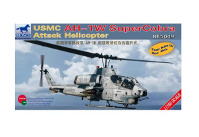 Scale model 1/350 USMC AH-1W Super Cobra Helicopter Bronco NB5049