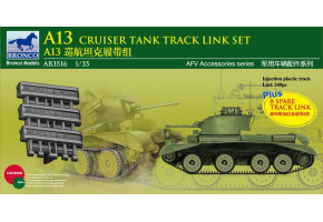 Набір 1/35 траків для Cruiser Tank Mk. III (A13) Bronco AB3516