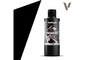 Грунт Глянцевый черный для металликов (Gloss Black) 200мл Vallejo VAL 74660