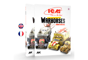 Book ICM How To Paint and Weather WW2 Trucks Warhorses AK-interactive AK130011
