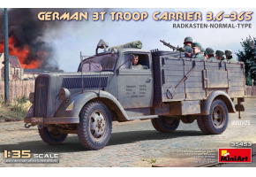 Сборная модель 1/35 Немецкий грузовик для пехоты 3,6-36S МиниАрт 35453