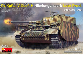 Збірна модель 1/35 Німецький танк Pz.Kpfw.IV Ausf. H Nibelungenwerk Late Prod Miniart 35346