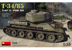 Scale model 1/35 Tank T-34/85 spring 1944 Miniart 35379