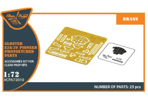 Набір фототравлення 1/72 Gloster E28/39 Pioneer Clear Prop CPA-72010