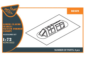 Скло кабіни (вакуумне) 1/72 A5M Claude (рання версія) Clear Prop CPA-72022