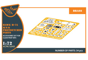 Набір фототравлення 1/72 Hawk H-75 M/N/O Clear Prop CPA-72045