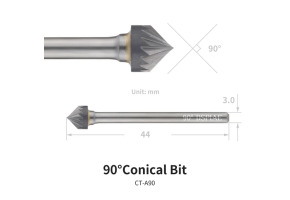 Конічне свердло 90 градусів DSPIAE CT-A90