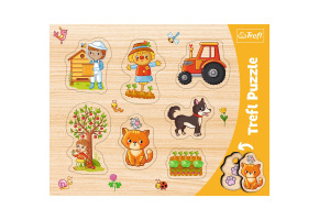 Frame puzzles: In the village 7pcs