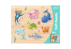 Frame puzzles: Underwater world 7pcs