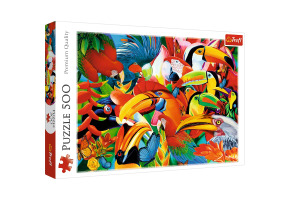 Пазлы Цветные птички 500шт