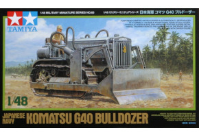 Scale model 1/48 Komatsu G40 Bulldozer Tamiya 32565