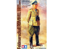 Scale model 1/16 Figure Field Marshal Rommel (German Africa Corps) Tamiya 36305