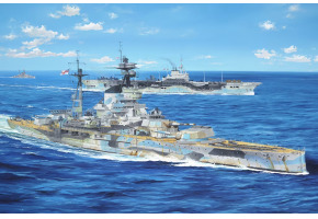 Збірна модель 1/350 Британський лінкор HMS Resolution Trumpeter 05379