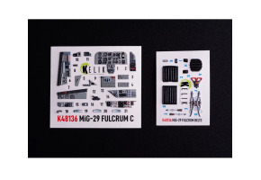 Mig-29 (9-13) Fulcrum C 3D декаль інтер'єр для комплекту GWH 1/48 KELIK K48136