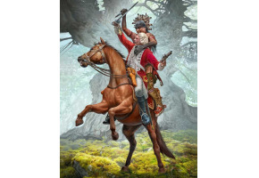 Збірна модель 1/35 Фігури серія "Індейські війни" - "Атака із засідки" MasterBox 35248