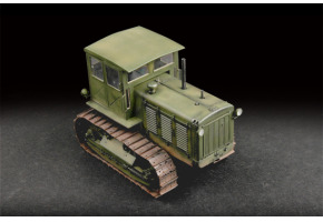 Assembly model 1/72 Soviet tractor with cab ChTZ S-65 Stalinets Trumpeter 07111