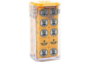 Гральні куби Warhammer 40000 - IMPERIAL FISTS DICE SET