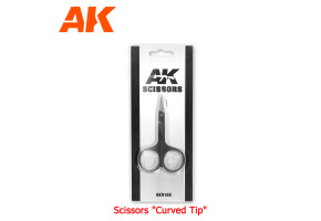 Photo-etched scissors (curved tip)