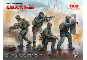 Збірна модель 1/24 Фігури S.W.A.T. Команда ICMDS 2401