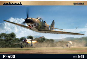 Збірна модель 1/48 Американський винищувач P-400 Eduard 8092