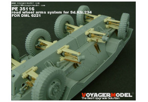 Photo Etched set for 1/35 road wheel arms system for Sd.Kfz.234 (For DRAGON 6221)