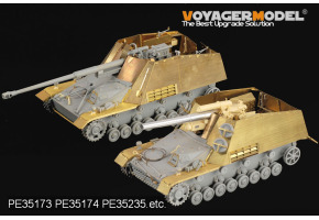 1/35 WWII Nashorn / Hornisse / Hummel Fenders and Floor (For DRAGON 6150/6165/6166/6204/6314)